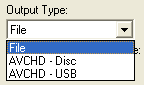 mkv2vob: Configuration - Output Type mkv2vob: Configuration - Output Type